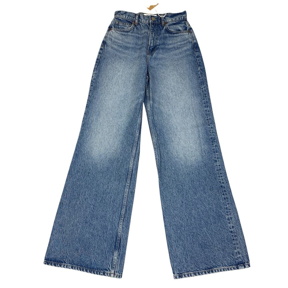 Reformation Jeans Cary High Rise Slouchy Wide Leg Jeans Womens Size 25 NWT